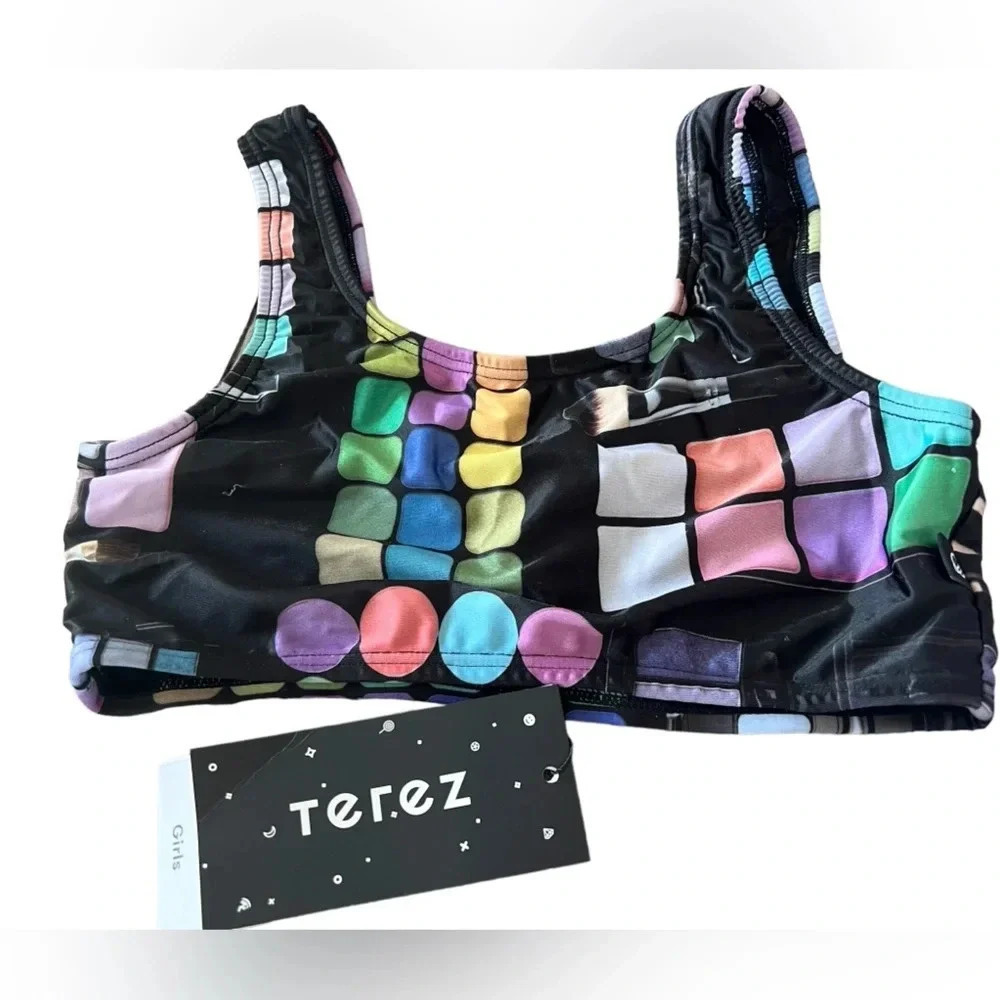 NWT Kids Terez Makeup Swim Top